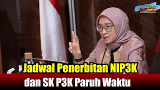 Jadwal Peneribtan NIP3K dan SK P3K paruh Waktu