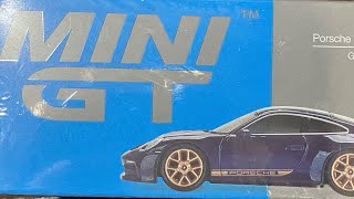MINI GT  Porsche  911  GT3  Touring    Gentian Blue  Metallgc