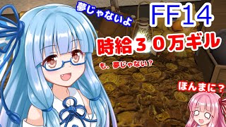 【FF14】 初心者むけ　時給３０万ギルも夢じゃない金策方法【VOICEROID】