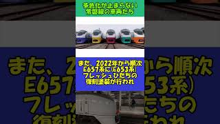 【ゆっくり解説】カラフルな常磐線の車両たち #Shorts