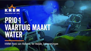 Inzet KNRM Ter Heijde voor een vaartuig die water maakt.