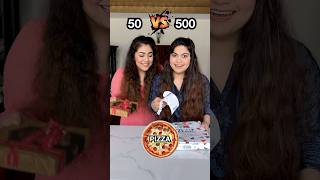 ₹50 vs. ₹500 Pizza Food Comparison Challenge! Cheap vs. Expensive Challenge #tha