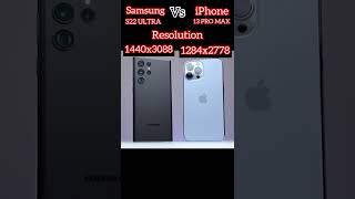 IPHONE 13 PRO MAX VS SAMSUNG S22 ULTRA