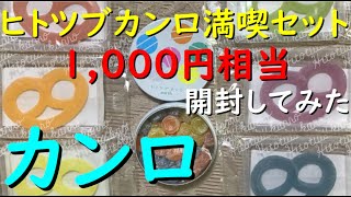 優待 カンロ『2023 ヒトツブカンロ満喫セット 開封してみた 』 自社製品 詰め合わせ２品 【1,000円相当】株主優待 カンロ