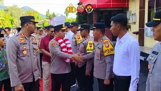 Wakapolda Malut, Brigjen Pol. Samudi, S.I.K., M.H., melakukan kunjungan kerja di Polresta Tidore