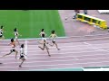 2012 ジュニアオリンピック a女子 100m決勝2012 10 27