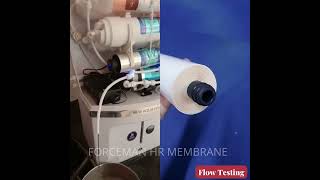 Membrane Flow Testing