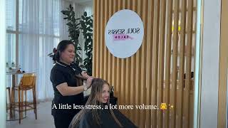 The Ultimate Hair Glow-Up & Blowout Transformation | Soul Senses Salon UAE