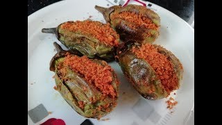 నోరూరించే నూనె వంకాయ (stuffed brinjal ) in telugu