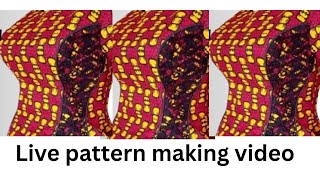 LIVE Pattern Making: Create a Princess Dart Bustier from a Basic Bodice