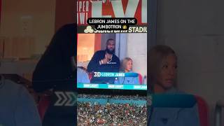 LeBron and Savannah James at the Super Bowl 👑 #shorts #superbowl