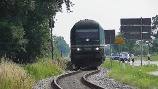 Enercon Train at shunting yard Abelitz - Arrival