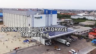 Pallet Stacker ASRS Automatic Storage And Retrieval System Frozen Warehouse Cold Storage in Thailand