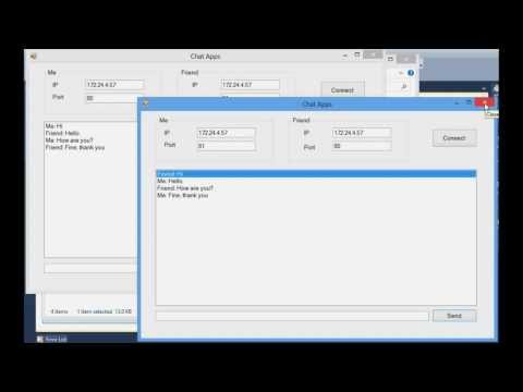 windows chat application using microsoft visual C# windows chat application using microsoft visual C#