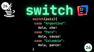 SWITCH en JAVA [9min] ☕ Explicado PASO a PASO 💻 | Curso Java desde CERO 🚀