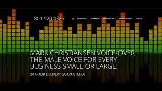 Voiceover Talent Mark Christiansen | Hire A Voice Over 801-520-4325