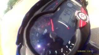 YAMAHA Y15ZR TOPSPEED TUNEBOSS SETUP 173KMH !!!