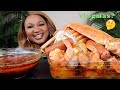 SEAFOOD BOIL MUKBANG + BLOVES SMACKALICIOUS SAUCE