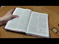 ESV Thinline Hardcover Marble Bible Review #Crossway