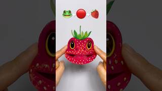 🐸+🔴+🍓#Strawberry Frog #Emoji mixing #Nano Tape