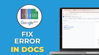 How To Fix Google Docs Error Issue Problem Simple Solution (Working 2025)