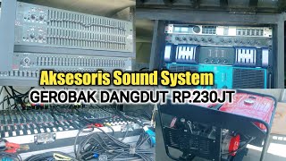 Aksesoris Sound System Gerobak Dangdut Termahal Di Lombok Yang Dananya Sampai Rp.230jt Lebih