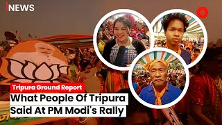 What People Of Tripura Said At PM Narendra Modi's Rally | Elections 2023