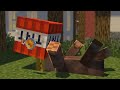 Pillager attack Villager (Test Minecraft Animation)