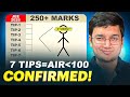 7 GOD Hacks for JEE 2026 Aspirants - AIR 100 Confirmed! ✅