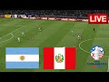 🔴LIVE : Argentina vs Peru | Copa America 2024 | Match Live Now