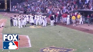 Huge minor league baseball brawl - Birmingham Barons vs. Jacksonville Suns