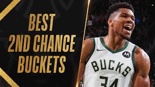 The BEST Giannis Antetokounmpo 2nd Chance Buckets! 💪