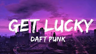 Daft Punk - Get Lucky (Lyrics) ft. Pharrell Williams, Nile Rodgers | Lyrics Video (Official)