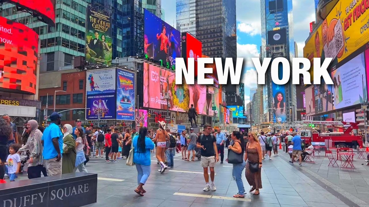 New York City Live Manhattan On Thursday August 15 2024 Youtube