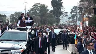 Meghalaya, Music & Modi | Exceptional welcome for PM Modi during roadshow in Shillong