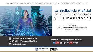 La Inteligencia Artificial en las Ciencias Sociales y Humanidades.