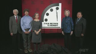 'Doomsday Clock' set at 90 seconds to midnight