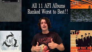 AFI Albums Ranked!! (Including “Bodies!”)