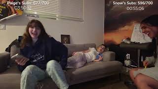 HOURS 36-48 OF THE WHITE CHICKS SUBATHON WITH SNOWCONE