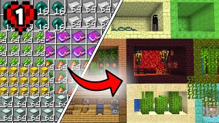 I Built EVERY Automatic Farm In Minecraft Hardcore