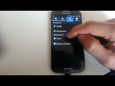 Galaxy S4: How to Delete & Add Gmail Account (Google Account) Galaxy S4: How to Delete & Add Gmail Account (Google Account)