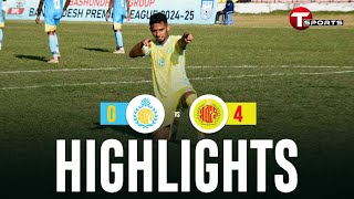 Highlights | Chittagong Abahani vs Abahani Limited Dhaka | BPL 2024–25 | T Sports Football