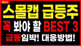 [스몰캡 급등주]🔥미친듯이 급등 할 BEST3! 대응방법 완벽정리! STX그린로지스 고려산업 미래생명자원 핑거스토리 갤럭시아머니트리 뱅크웨어글로벌 주가 주가전망 목표가 테마주