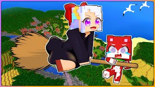 【魔女の宅急便】病気の女の子を魔法で救うマインクラフト！【マイクラ/まいくら/Minecraft】