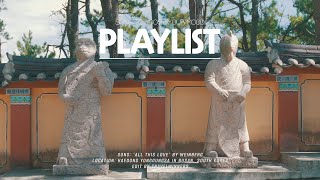 [4K Travel Playlist] 🌏세상 어디에도 없는 바다, 사찰, 풍광 | 부산 기장 용궁사, Music to boost your mood, peaceful Temple