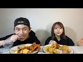 첫 먹방 라이브 💜 뿌링클 first mukbang live.