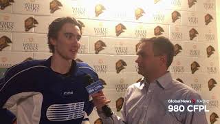 London Knights forward Alex Formenton talks about playoffs