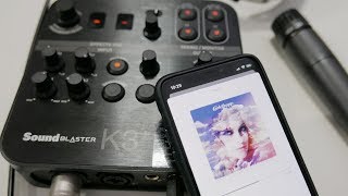 와우! 아이폰을 모바일 라이브 방송 머신으로 만들어주는 장치!! SOUNDBLASTER K3+ REVIEW