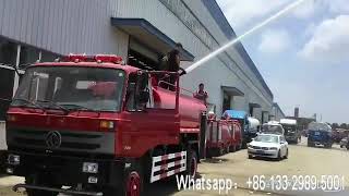 12 ton fire water tank truck,12000l Camion de pompier