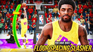 This KYRIE IRVING BUILD with 95 BALL HANDLE and 91 DRIVING LAYUP is DOMINATING the REC in NBA 2K24..